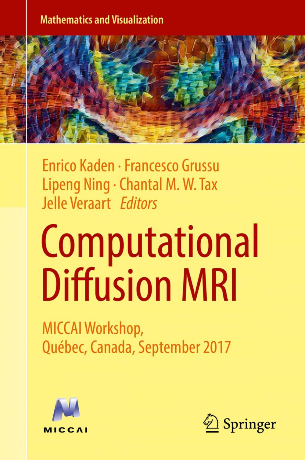 Big bigCover of Computational Diffusion MRI