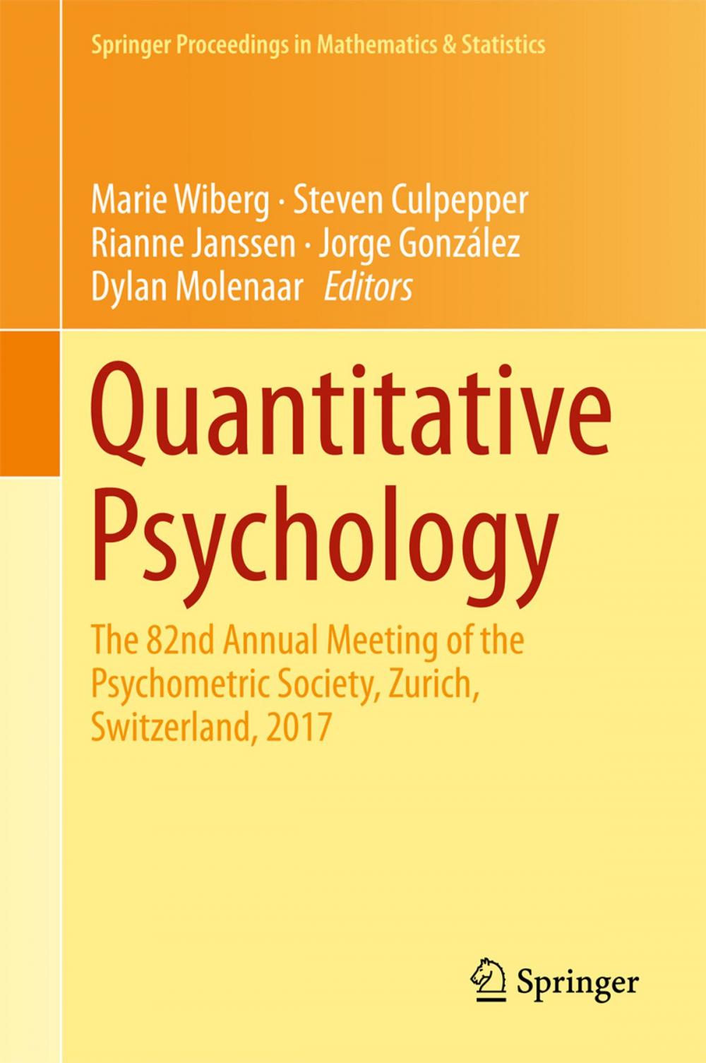 Big bigCover of Quantitative Psychology