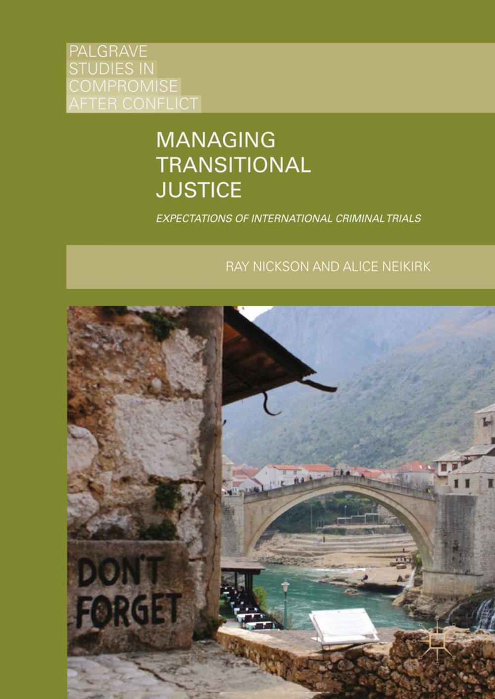 Big bigCover of Managing Transitional Justice