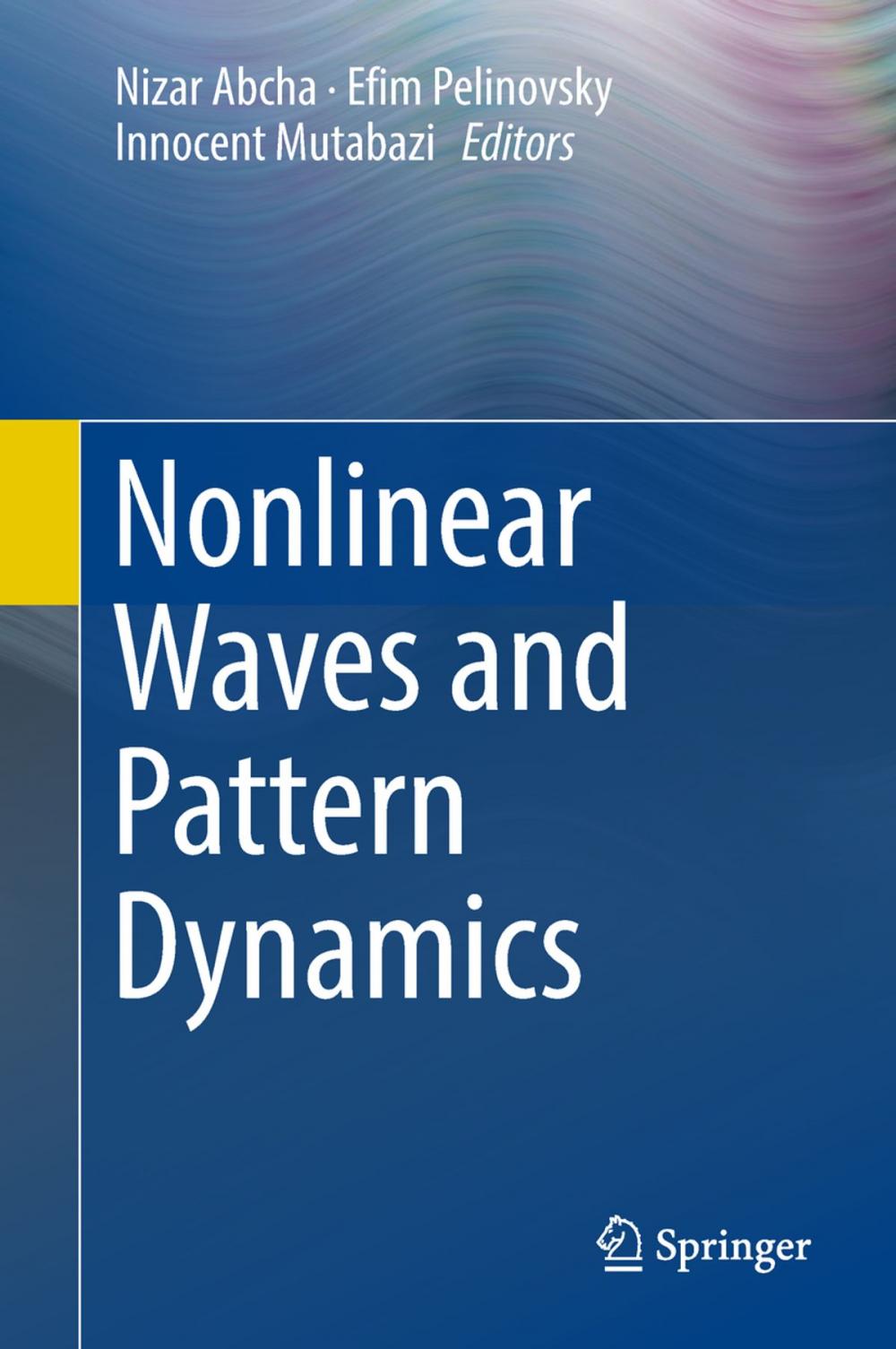 Big bigCover of Nonlinear Waves and Pattern Dynamics