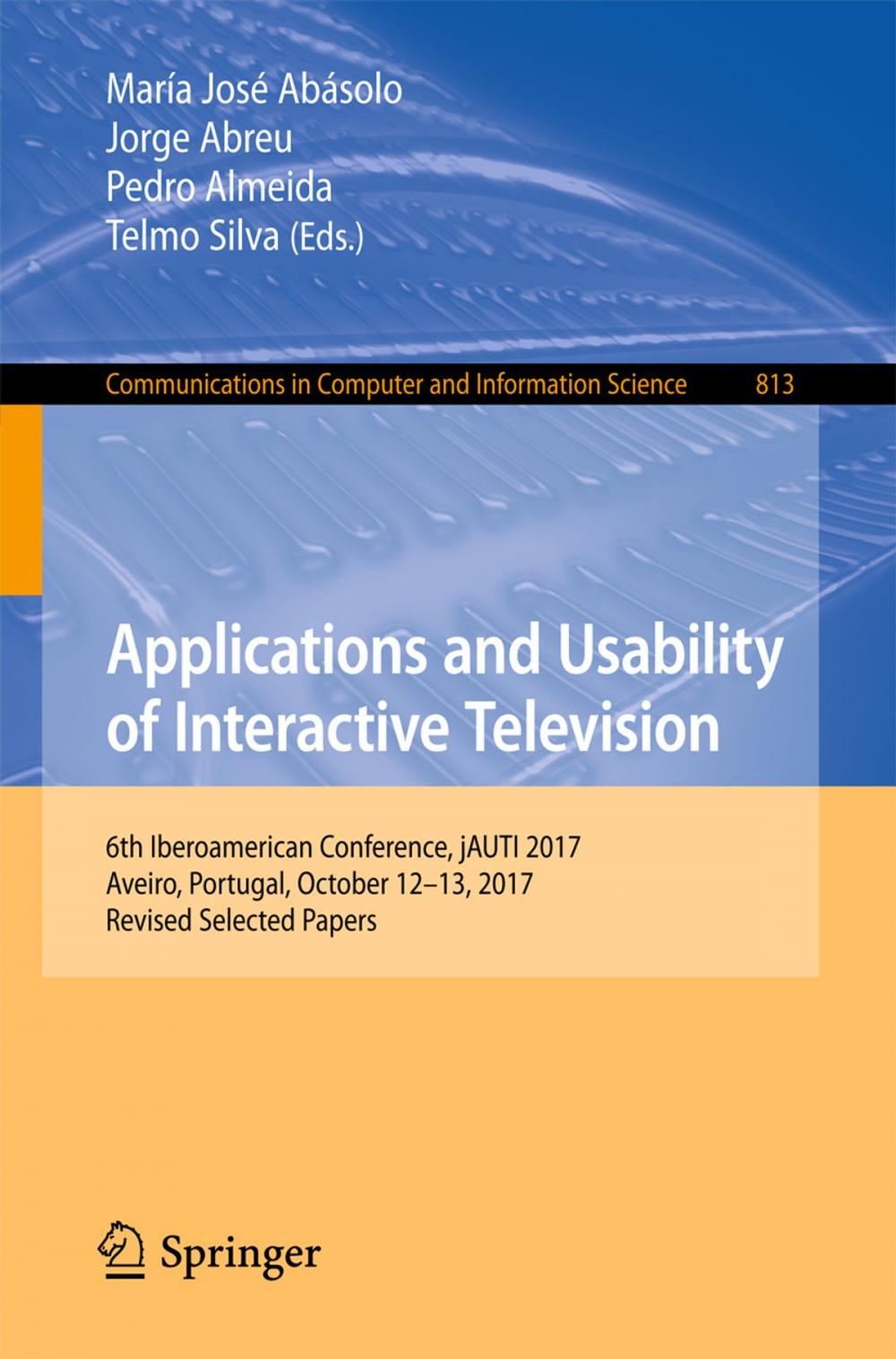 Big bigCover of Applications and Usability of Interactive Television