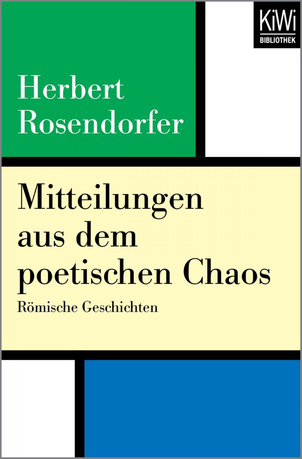 Big bigCover of Mitteilungen aus dem poetischen Chaos