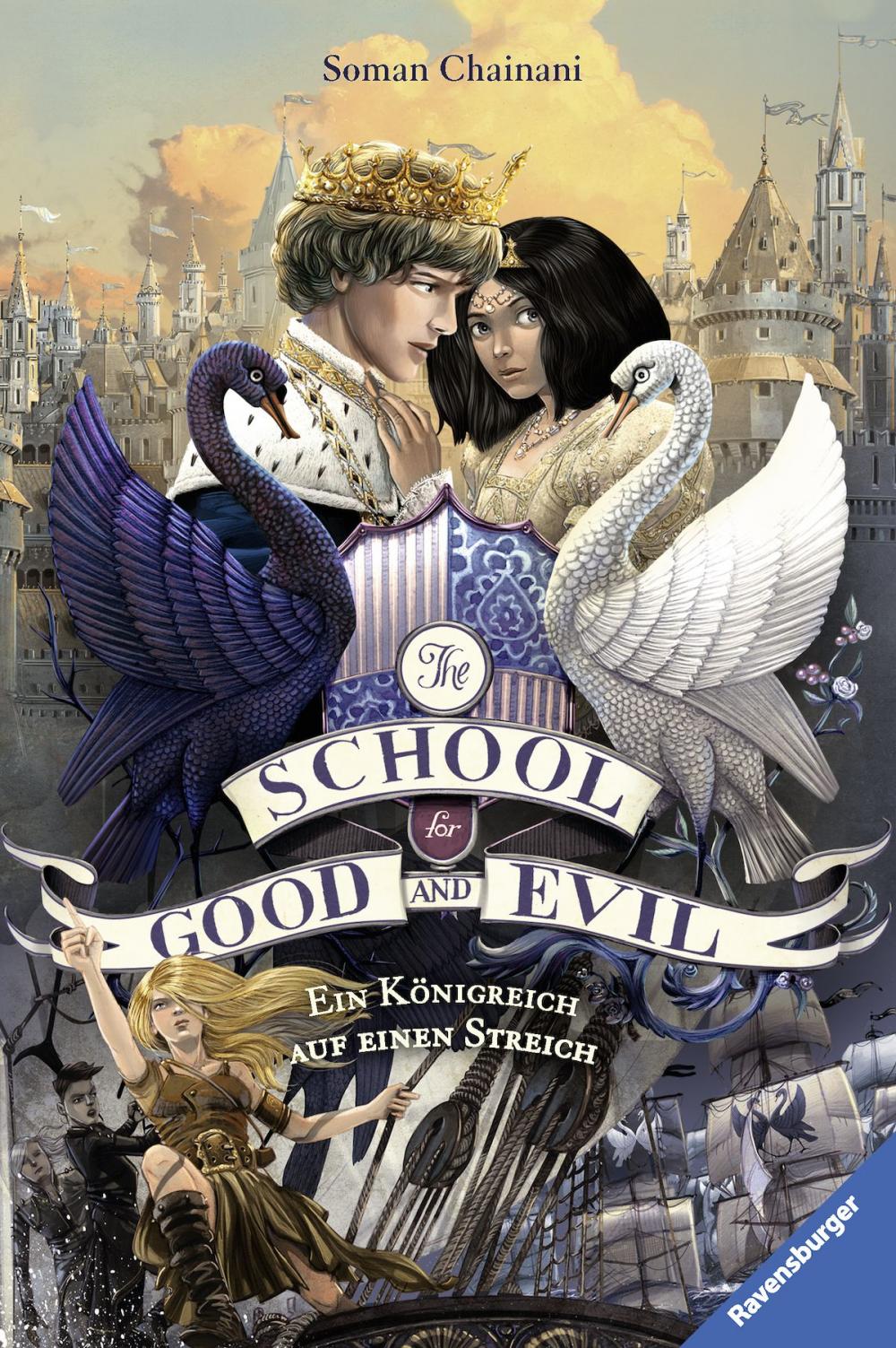 Big bigCover of The School for Good and Evil, Band 4: Ein Königreich auf einen Streich