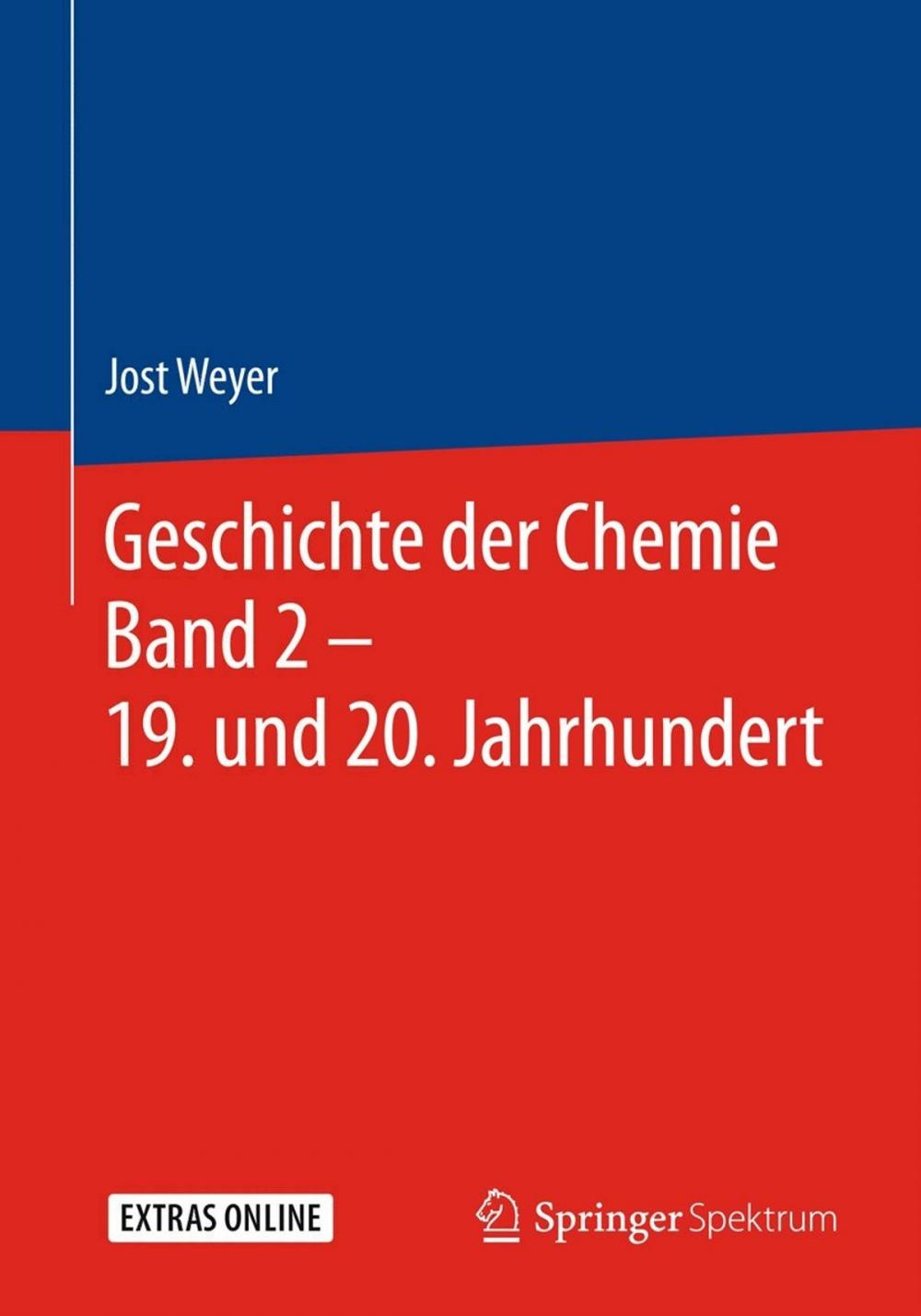 Big bigCover of Geschichte der Chemie Band 2 – 19. und 20. Jahrhundert