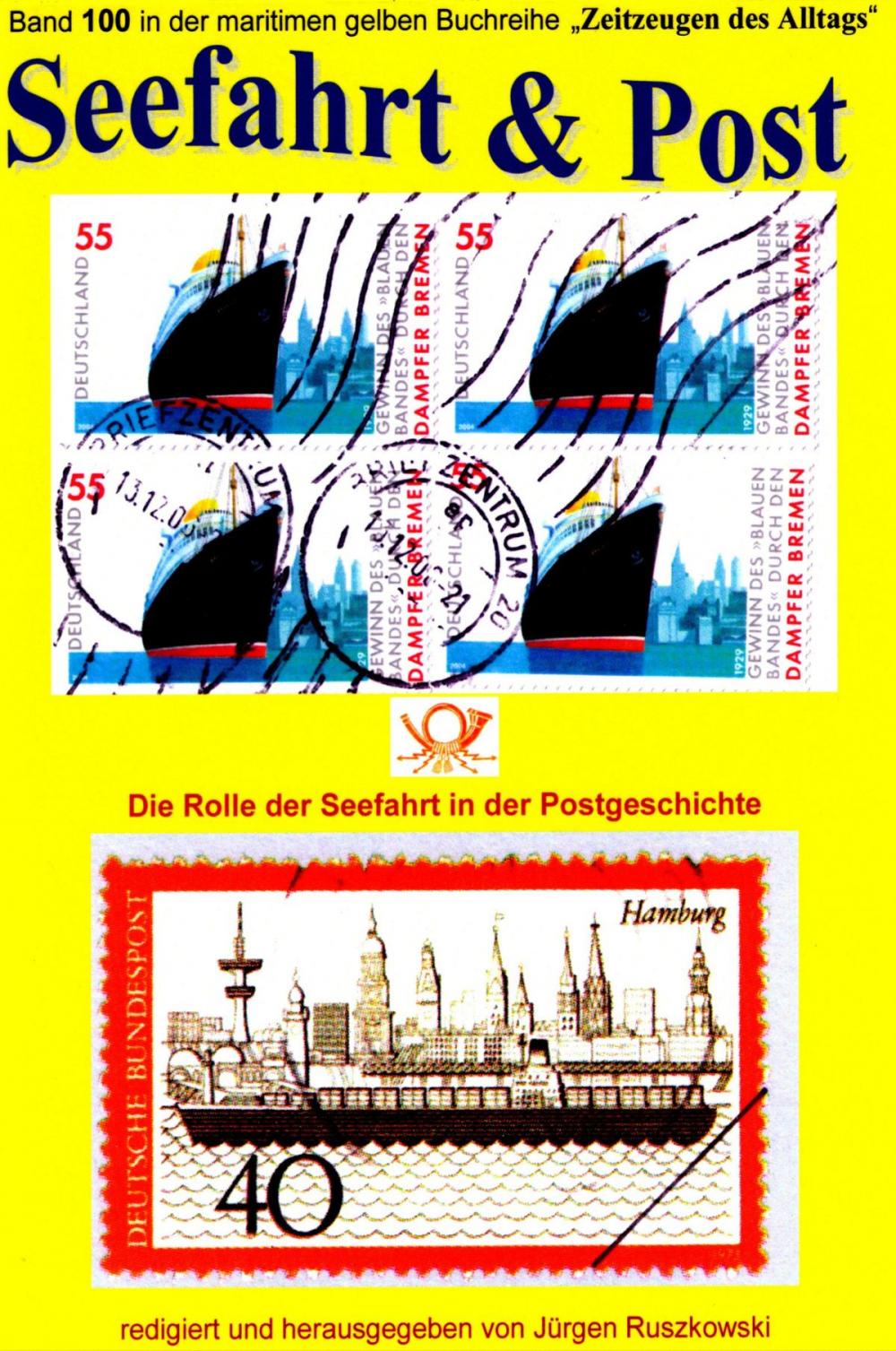 Big bigCover of Seefahrt und Post - Geschichte der Reichspostdampfer - Schiffe auf Briefmarken