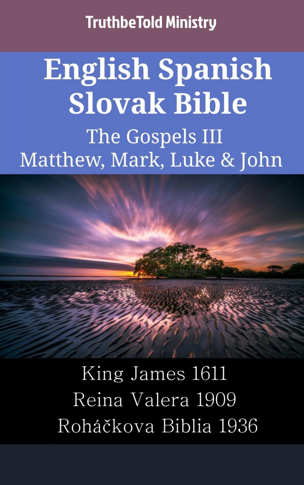 Big bigCover of English Spanish Slovak Bible - The Gospels III - Matthew, Mark, Luke & John