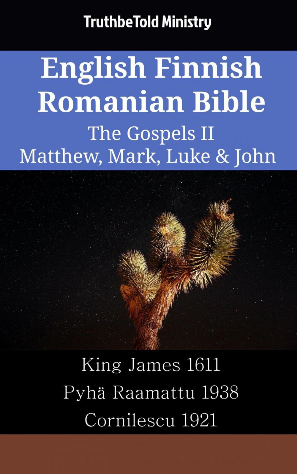 Big bigCover of English Finnish Romanian Bible - The Gospels II - Matthew, Mark, Luke & John