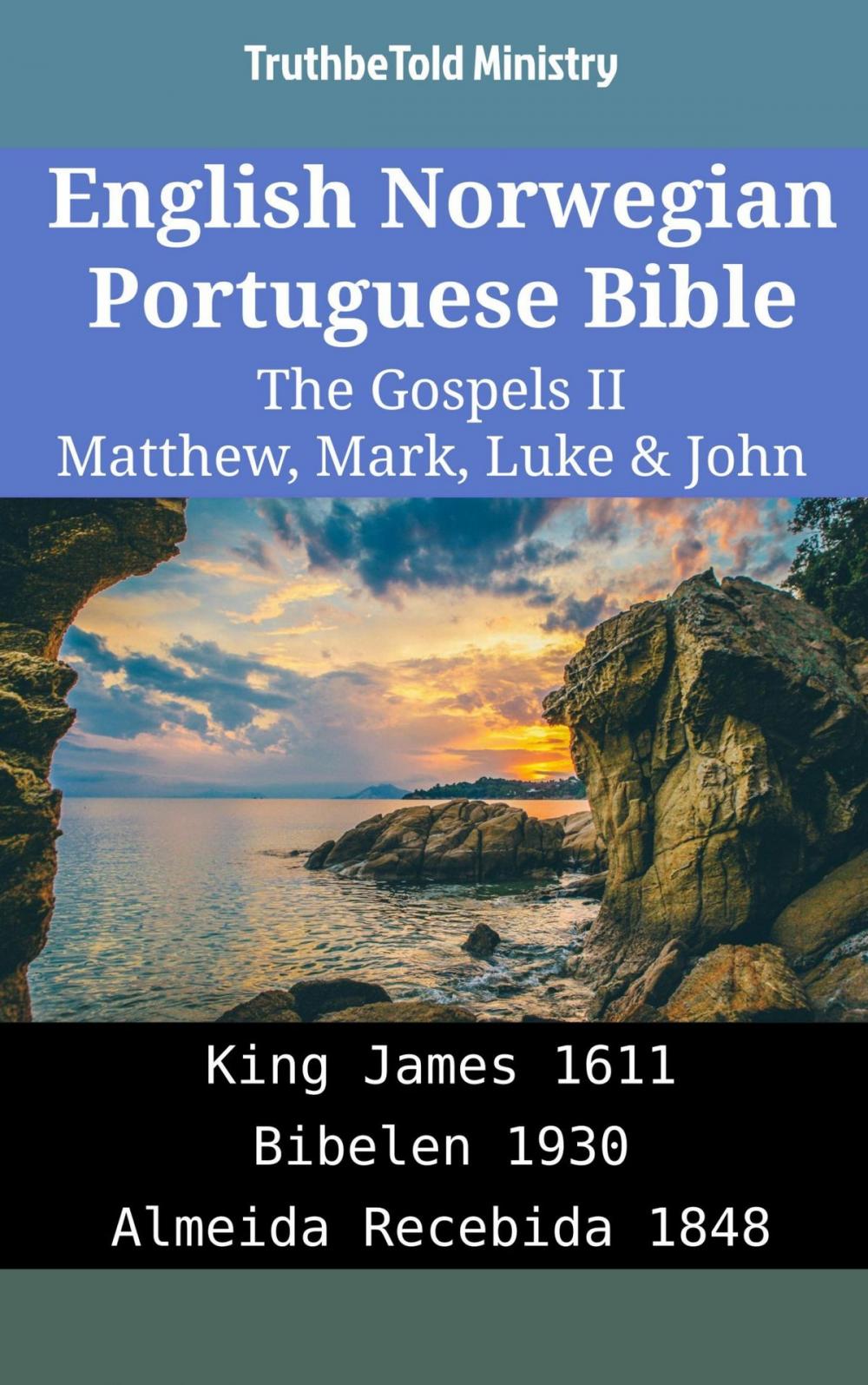 Big bigCover of English Norwegian Portuguese Bible - The Gospels II - Matthew, Mark, Luke & John