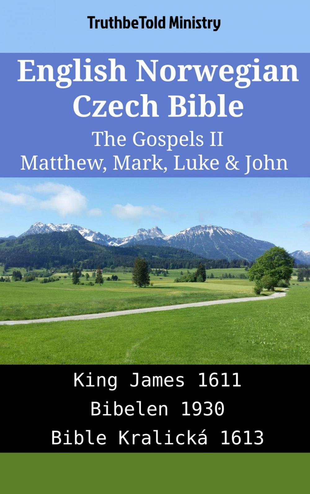 Big bigCover of English Norwegian Czech Bible - The Gospels II - Matthew, Mark, Luke & John