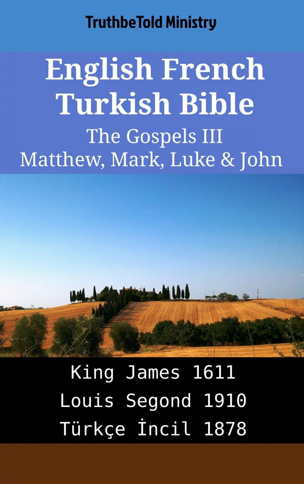 Big bigCover of English French Turkish Bible - The Gospels III - Matthew, Mark, Luke & John