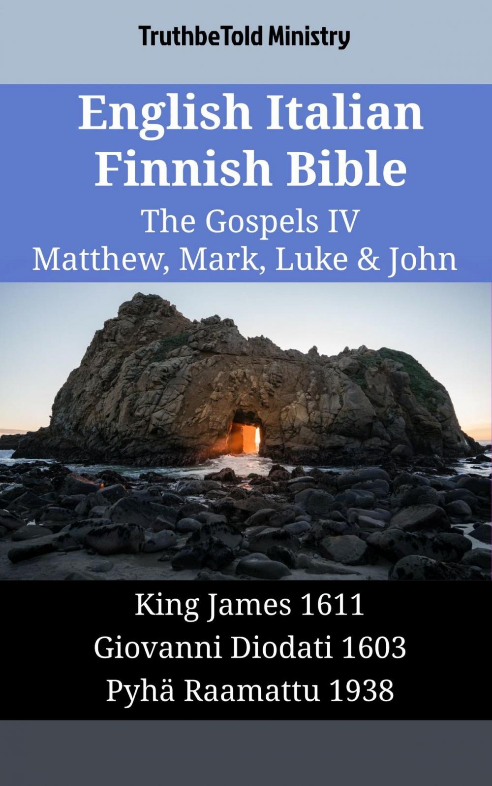 Big bigCover of English Italian Finnish Bible - The Gospels IV - Matthew, Mark, Luke & John