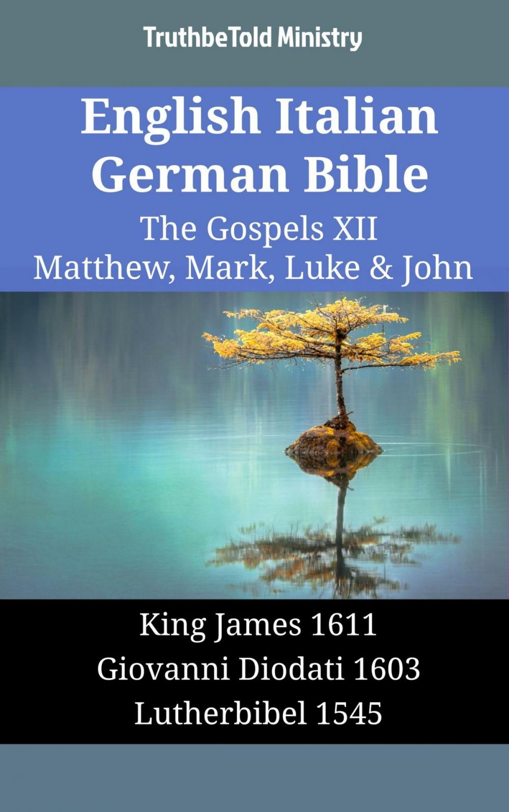 Big bigCover of English Italian German Bible - The Gospels XII - Matthew, Mark, Luke & John