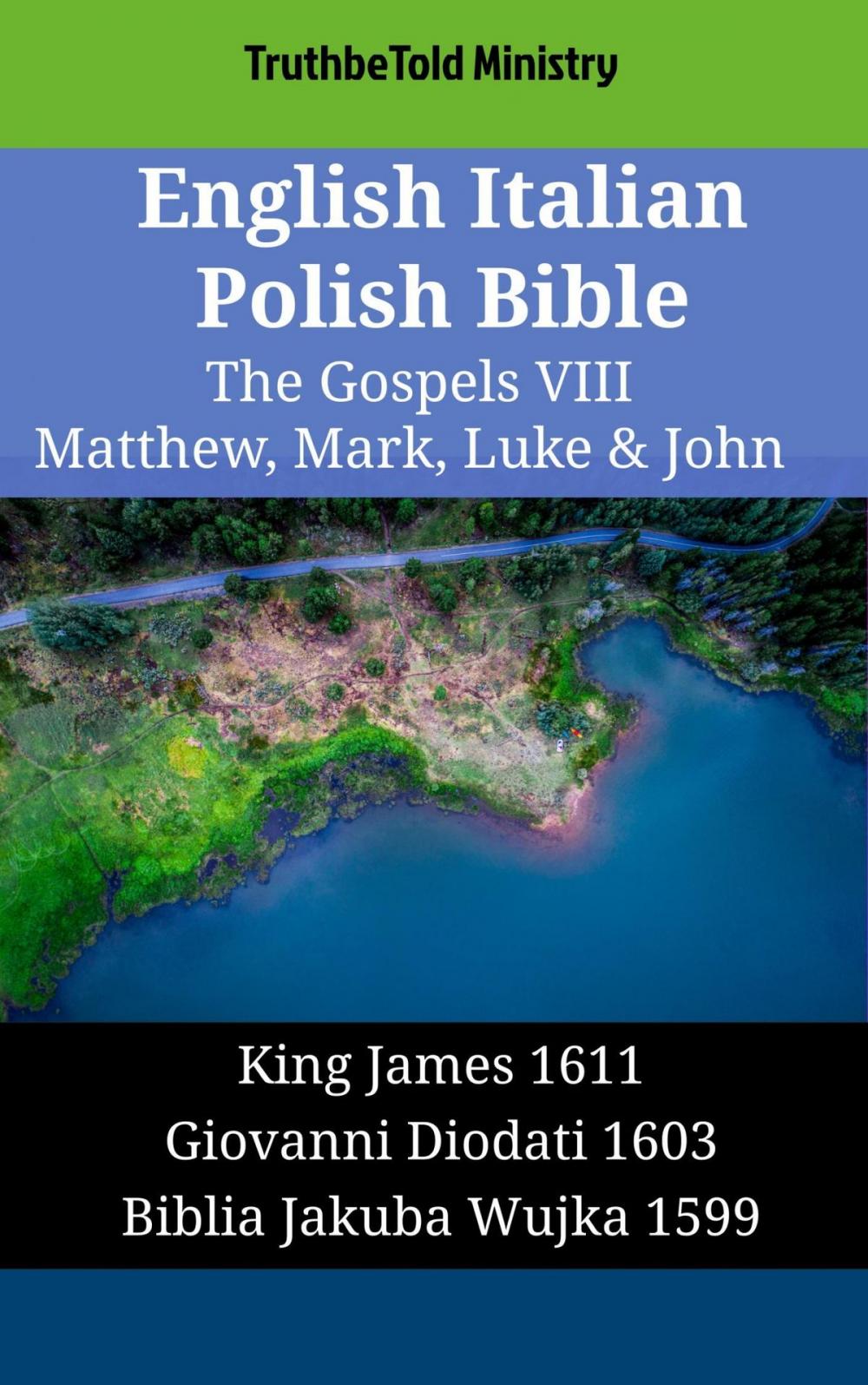 Big bigCover of English Italian Polish Bible - The Gospels VIII - Matthew, Mark, Luke & John