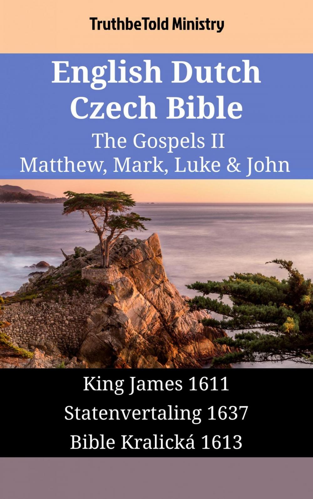 Big bigCover of English Dutch Czech Bible - The Gospels II - Matthew, Mark, Luke & John