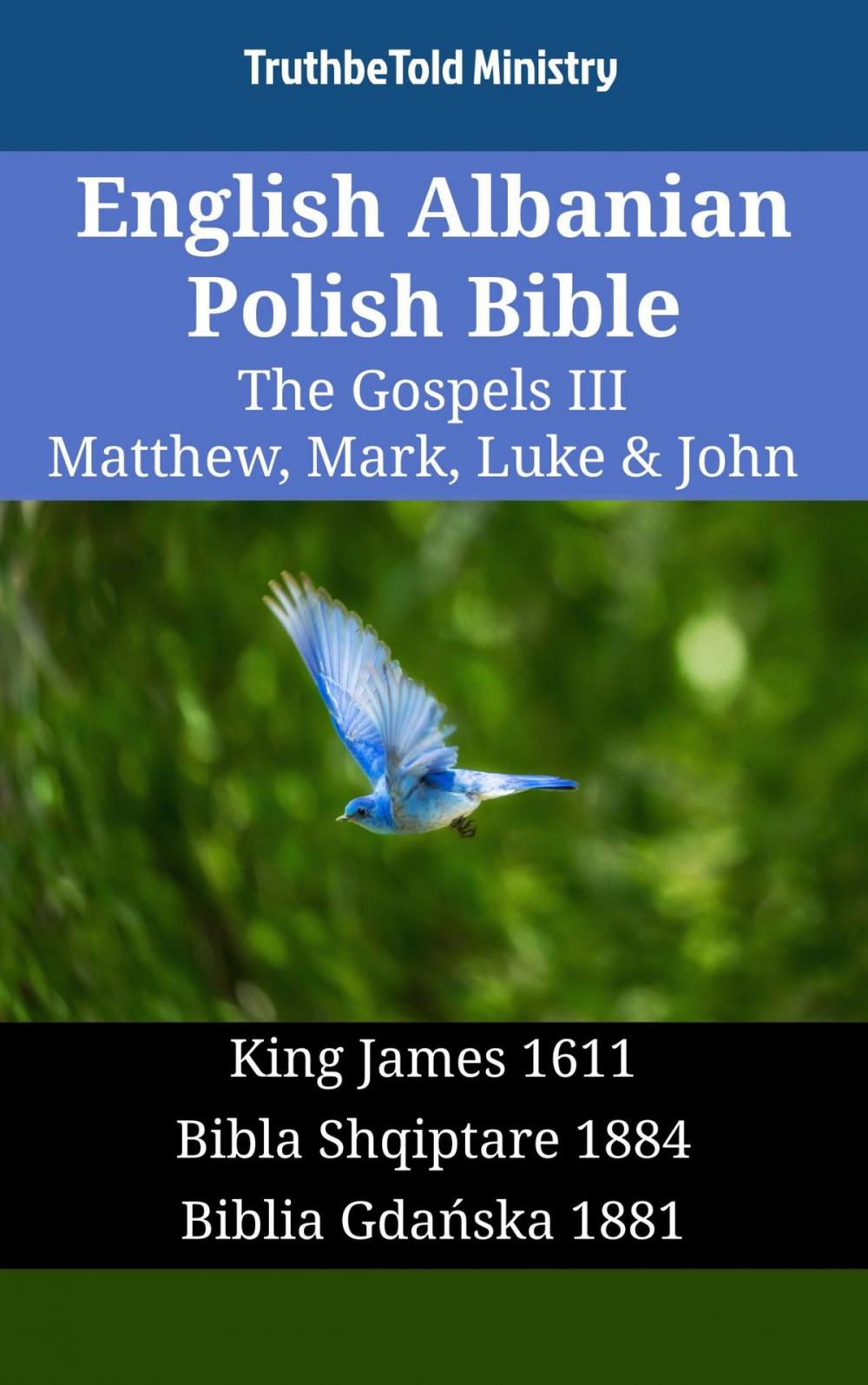 Big bigCover of English Albanian Polish Bible - The Gospels III - Matthew, Mark, Luke & John