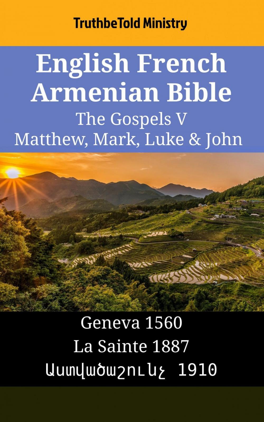 Big bigCover of English French Armenian Bible - The Gospels V - Matthew, Mark, Luke & John