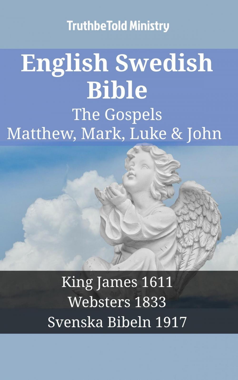 Big bigCover of English Swedish Bible - The Gospels - Matthew, Mark, Luke & John