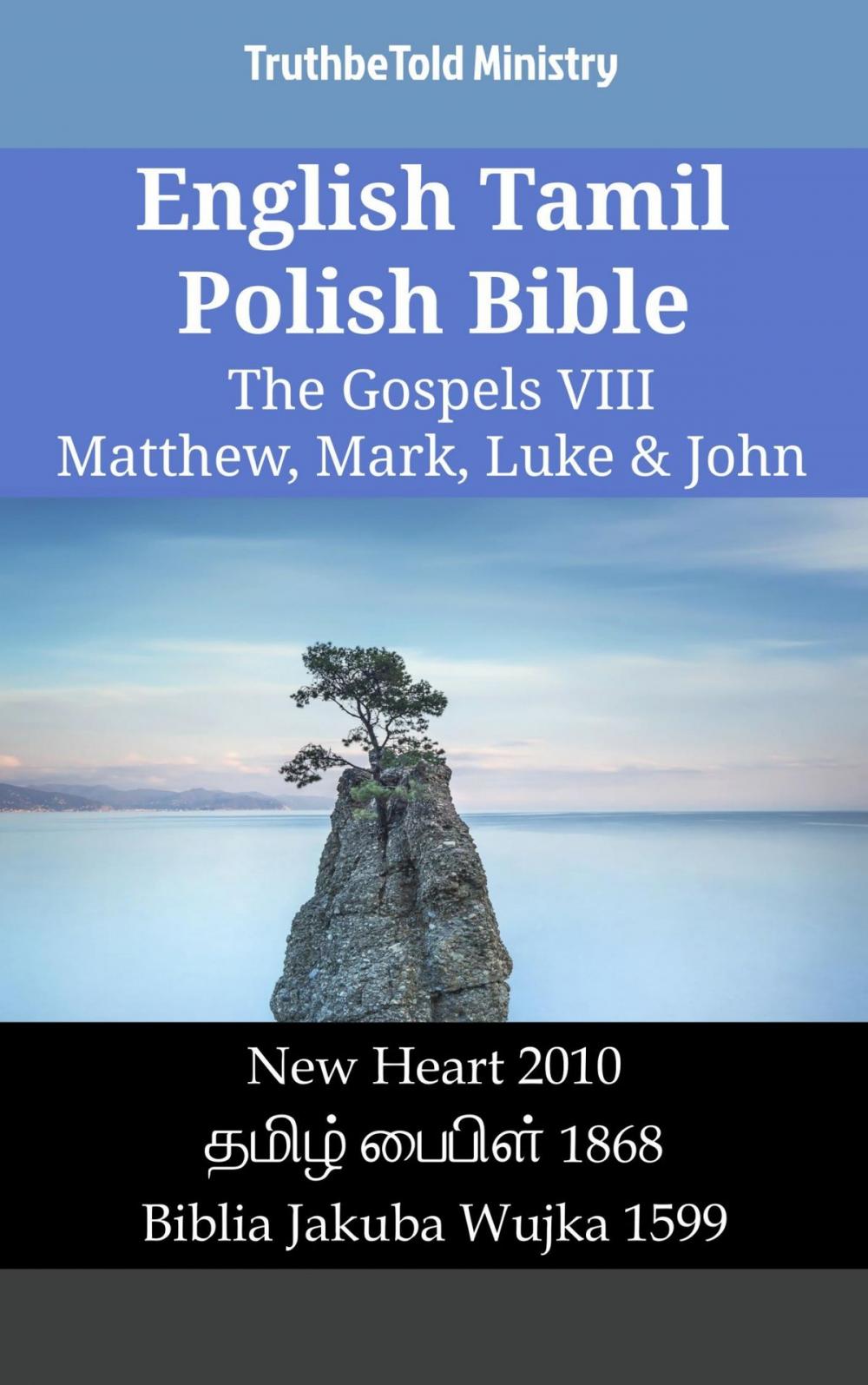 Big bigCover of English Tamil Polish Bible - The Gospels VIII - Matthew, Mark, Luke & John