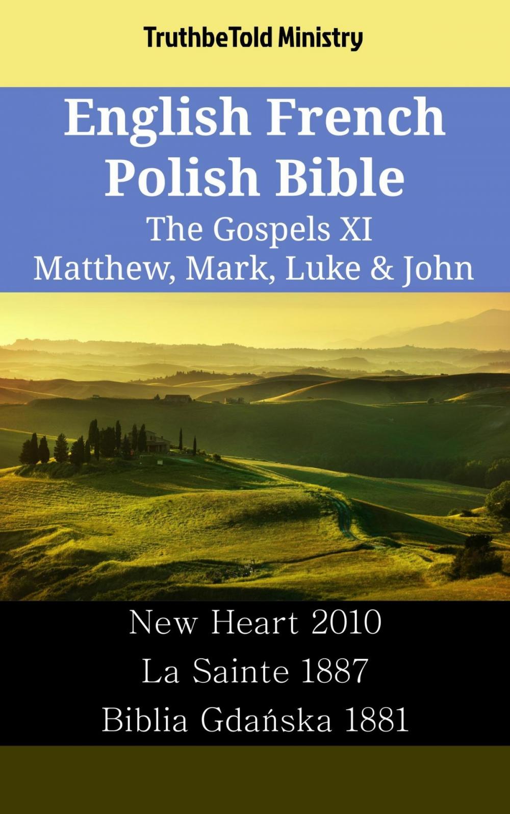 Big bigCover of English French Polish Bible - The Gospels XI - Matthew, Mark, Luke & John