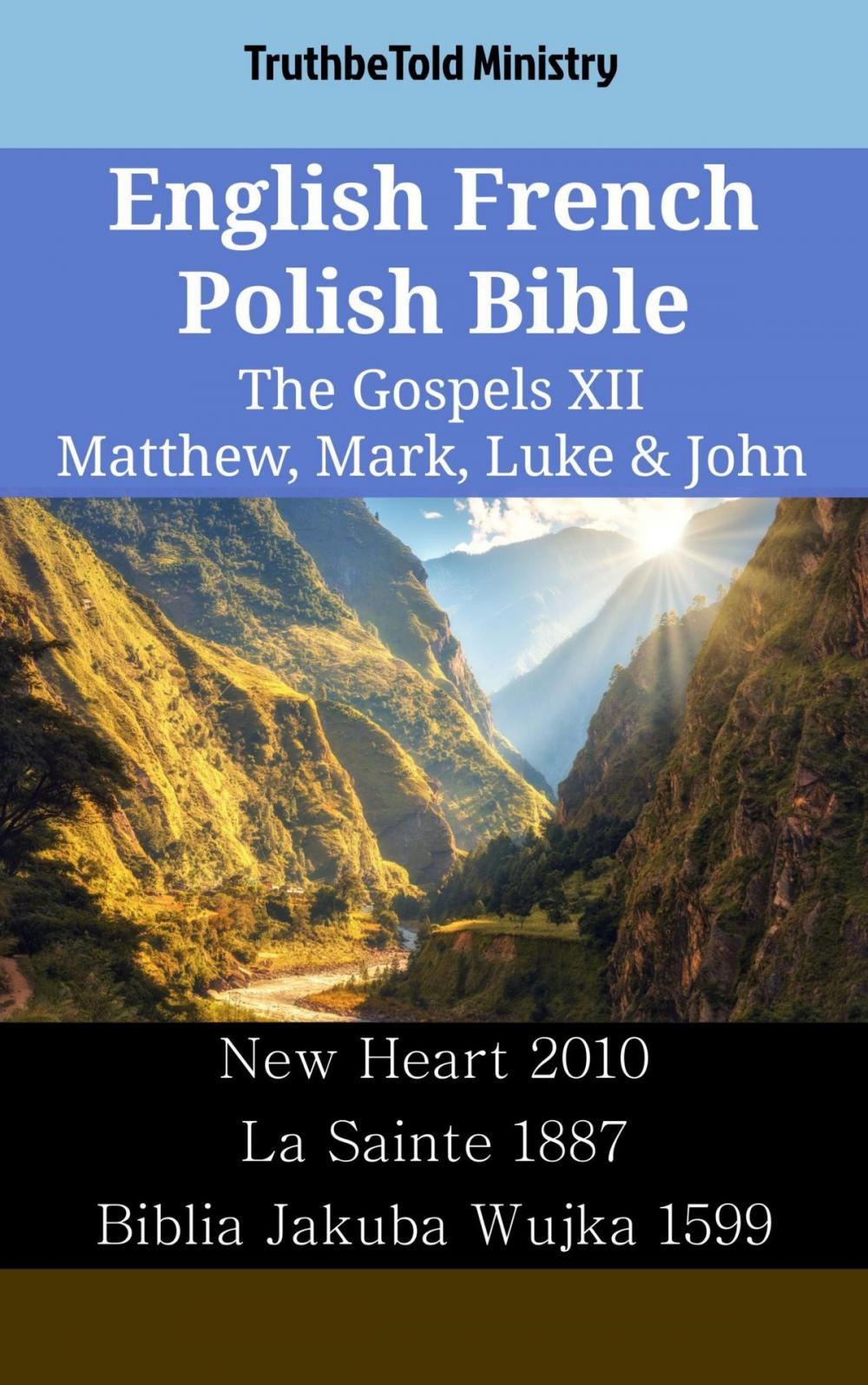 Big bigCover of English French Polish Bible - The Gospels XII - Matthew, Mark, Luke & John