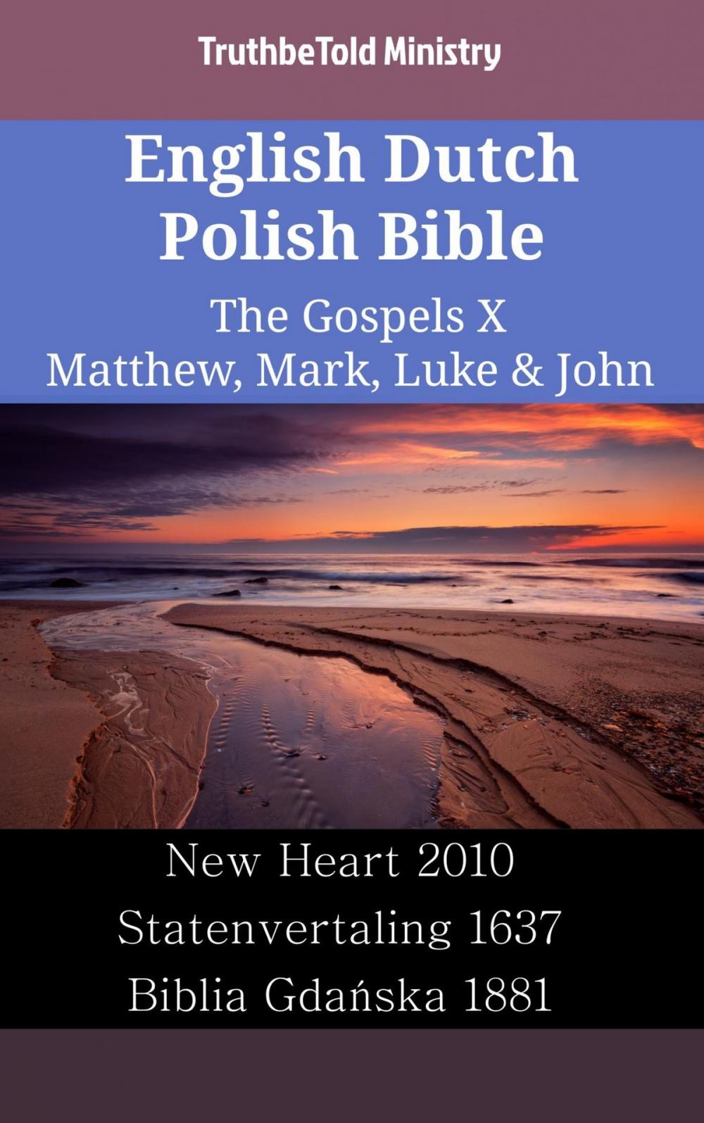 Big bigCover of English Dutch Polish Bible - The Gospels X - Matthew, Mark, Luke & John