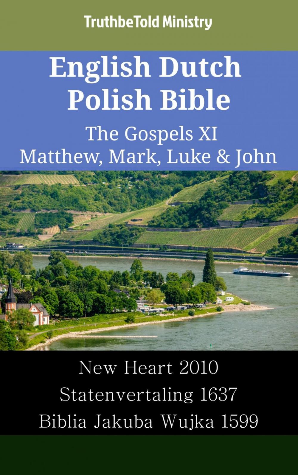 Big bigCover of English Dutch Polish Bible - The Gospels XI - Matthew, Mark, Luke & John