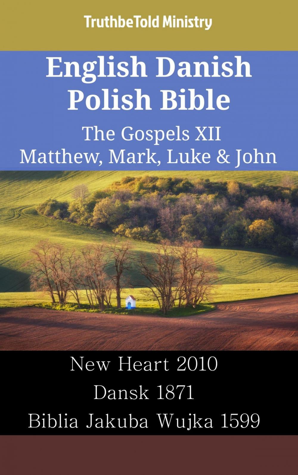 Big bigCover of English Danish Polish Bible - The Gospels XII - Matthew, Mark, Luke & John