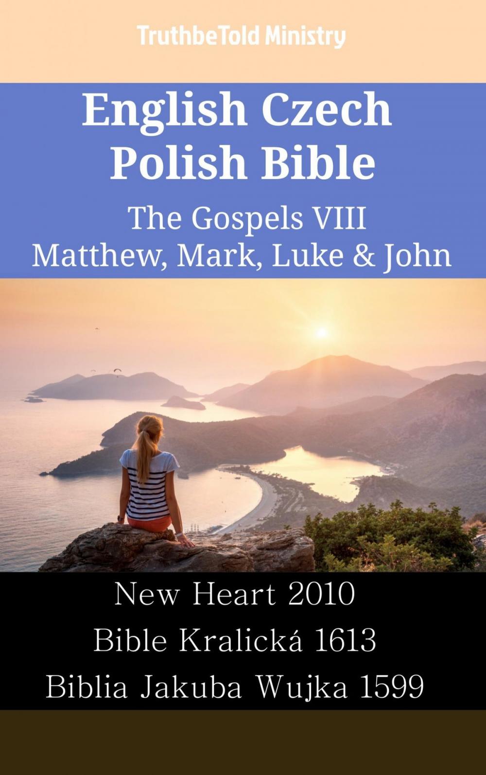 Big bigCover of English Czech Polish Bible - The Gospels VIII - Matthew, Mark, Luke & John