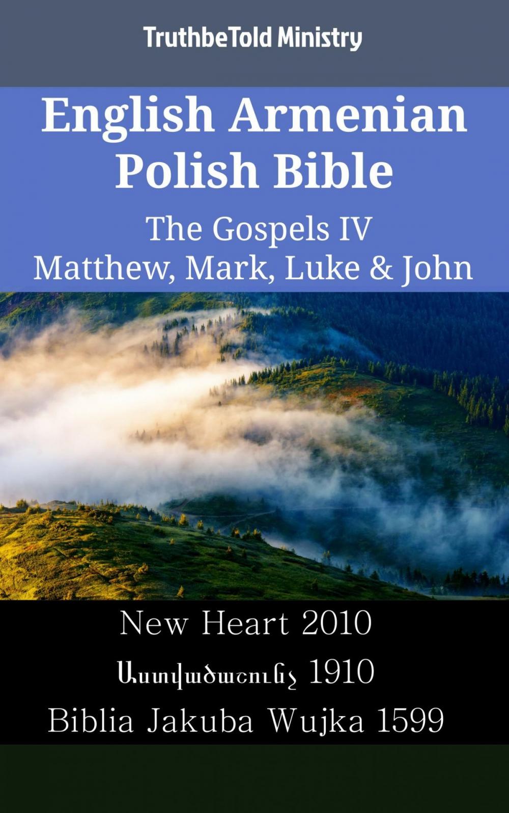 Big bigCover of English Armenian Polish Bible - The Gospels IV - Matthew, Mark, Luke & John