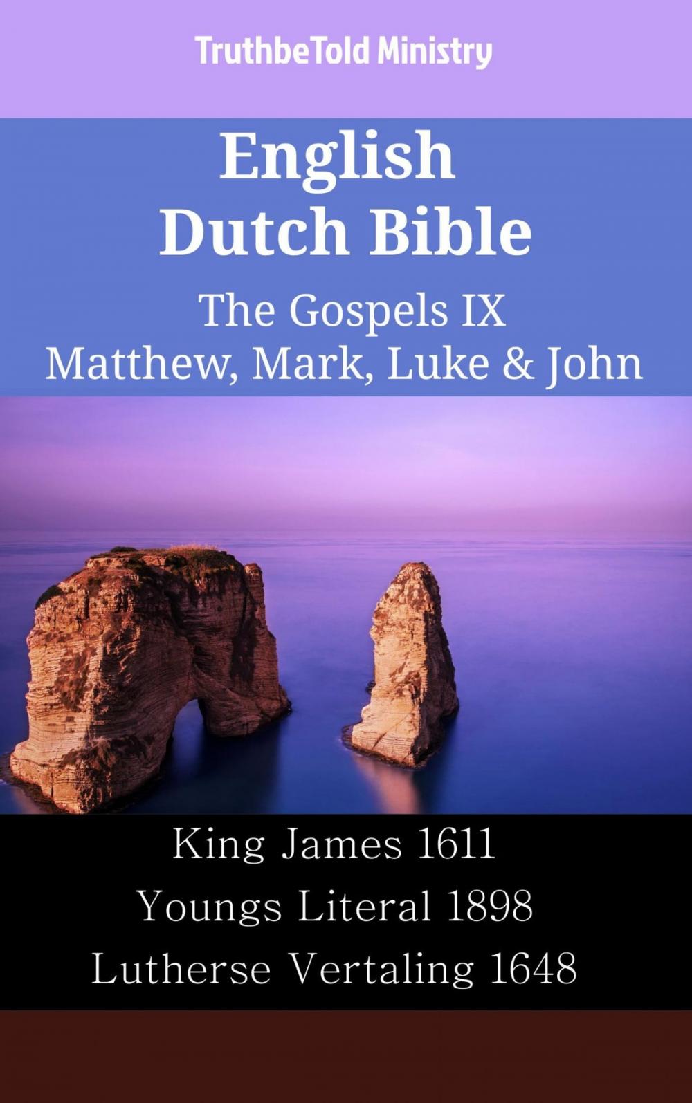 Big bigCover of English Dutch Bible - The Gospels IX - Matthew, Mark, Luke & John