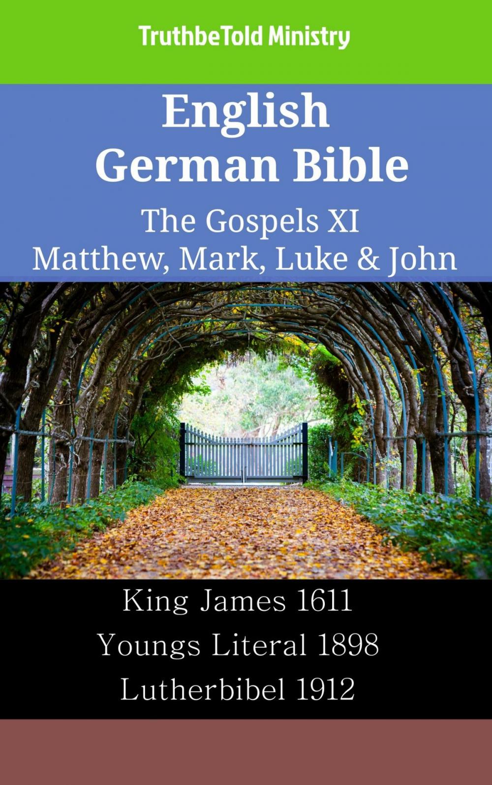 Big bigCover of English German Bible - The Gospels XI - Matthew, Mark, Luke & John