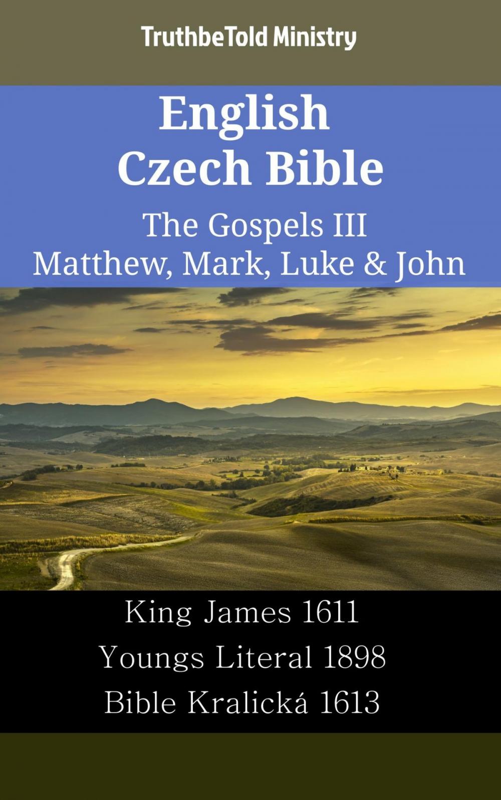 Big bigCover of English Czech Bible - The Gospels III - Matthew, Mark, Luke & John