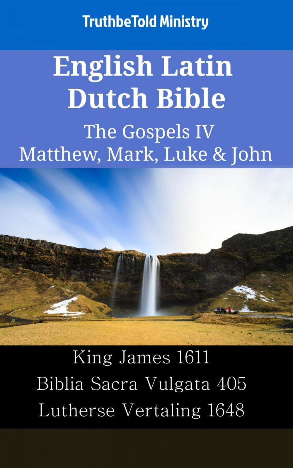 Big bigCover of English Latin Dutch Bible - The Gospels IV - Matthew, Mark, Luke & John