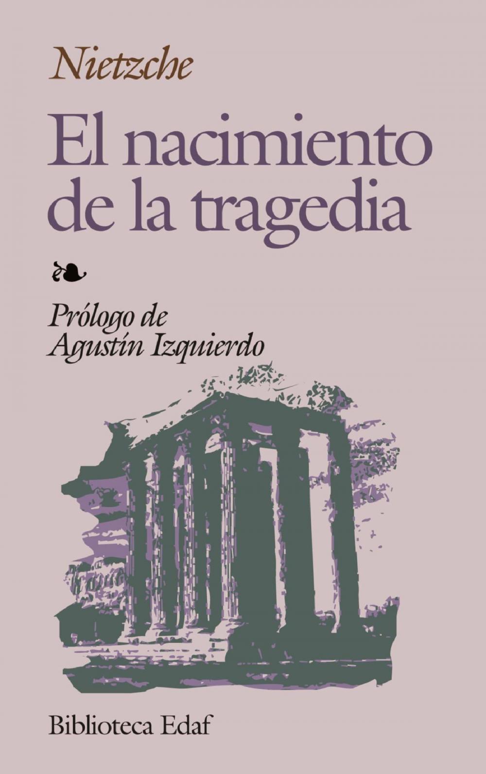 Big bigCover of Nacimiento de la tragedia