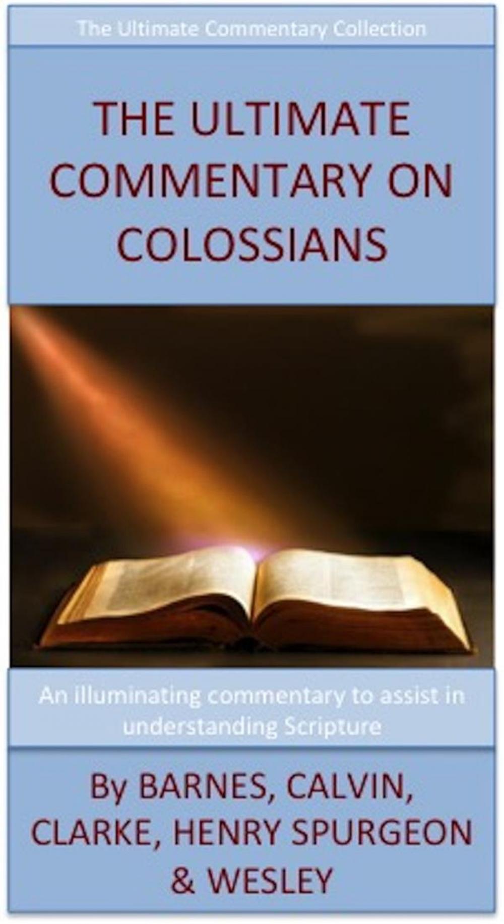 Big bigCover of The Ultimate Commentary On Colossians