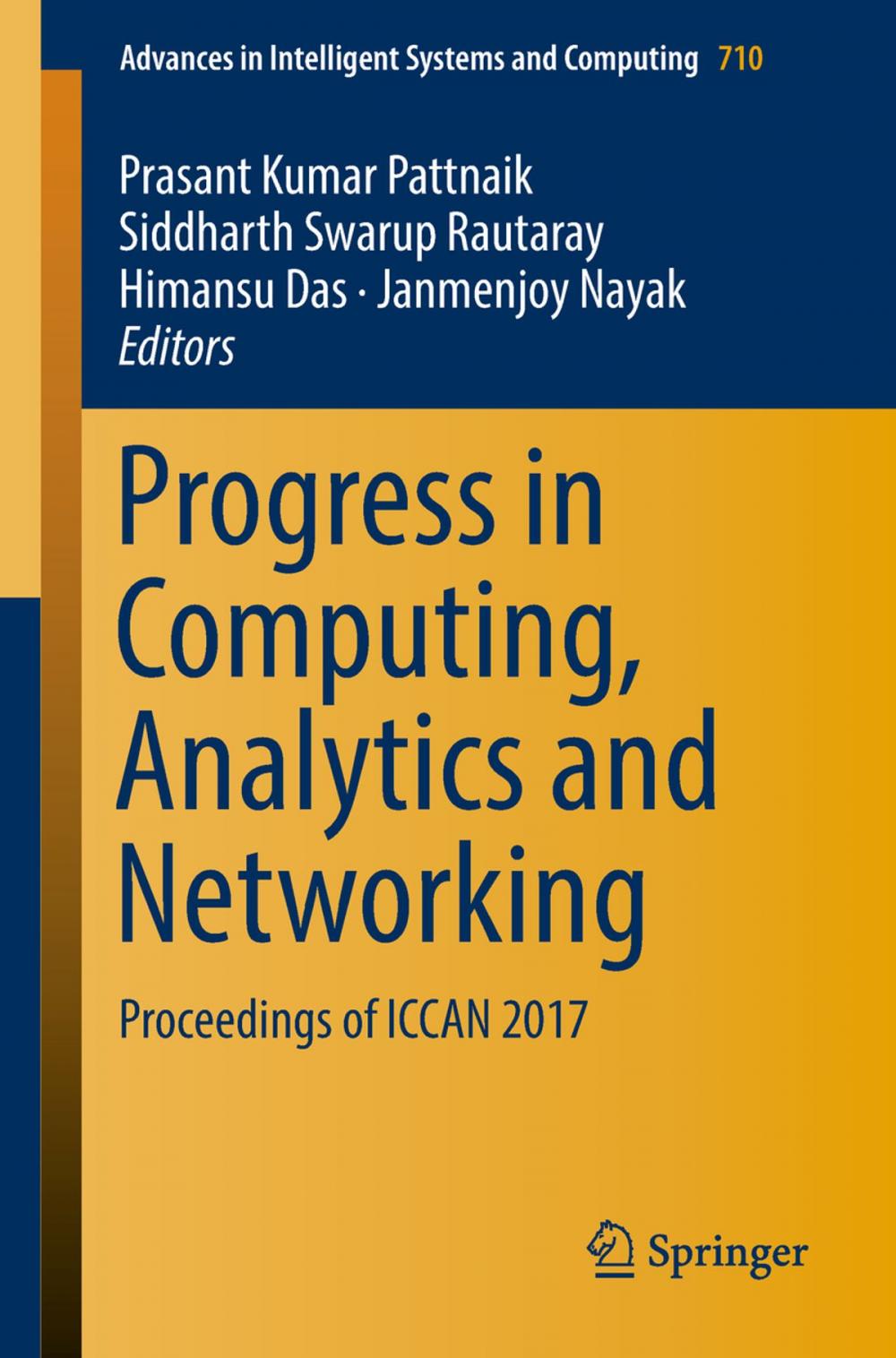 Big bigCover of Progress in Computing, Analytics and Networking