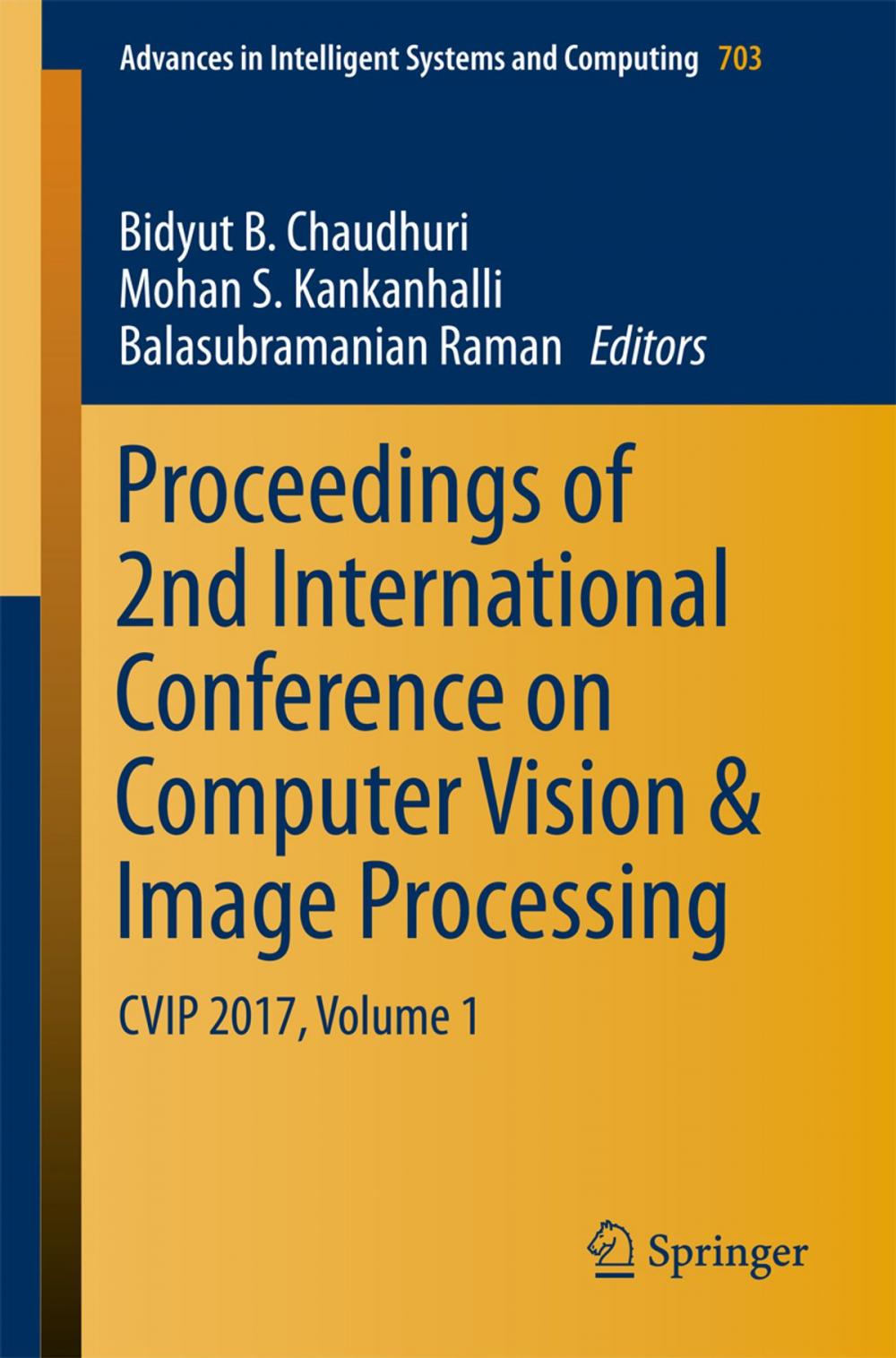 Big bigCover of Proceedings of 2nd International Conference on Computer Vision & Image Processing