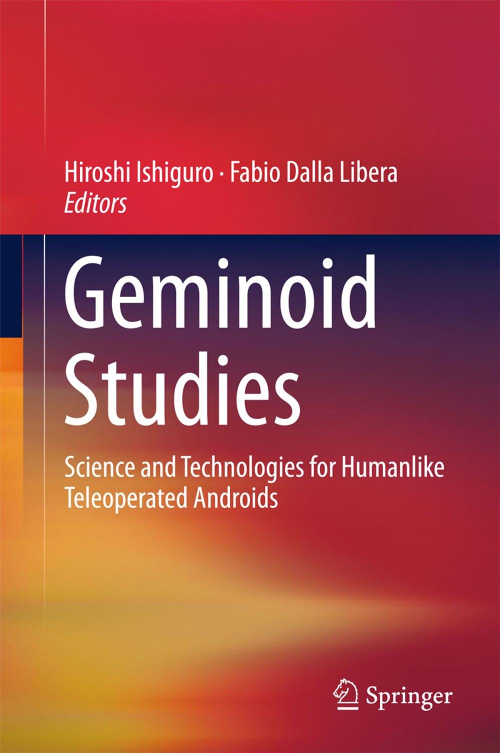 Big bigCover of Geminoid Studies