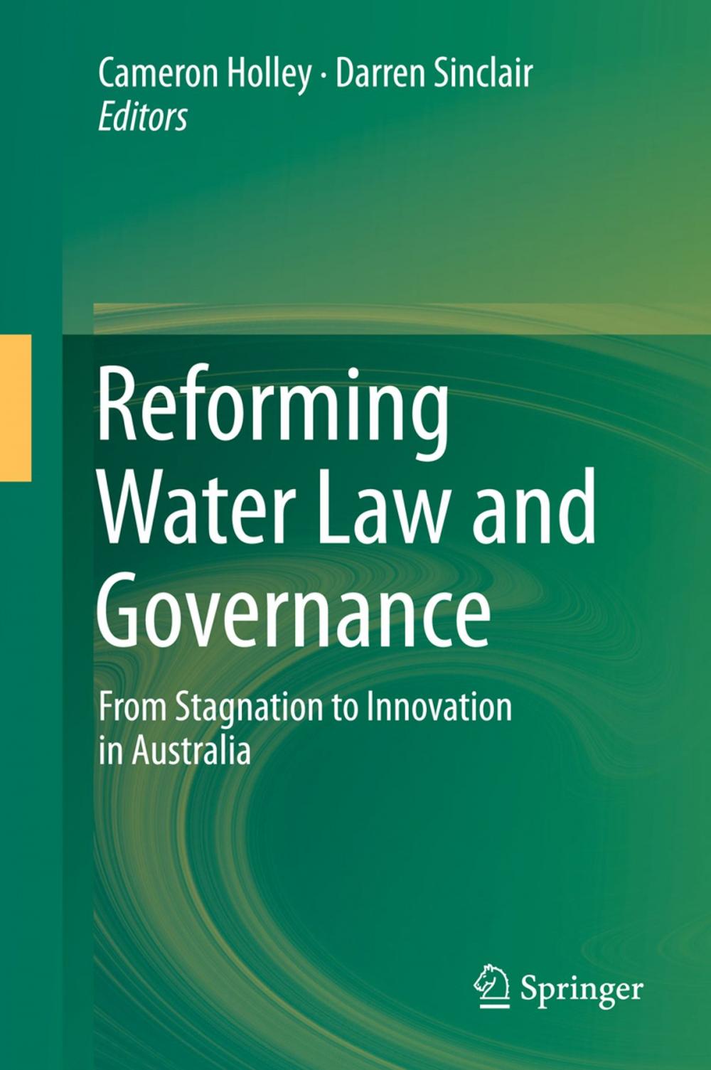 Big bigCover of Reforming Water Law and Governance