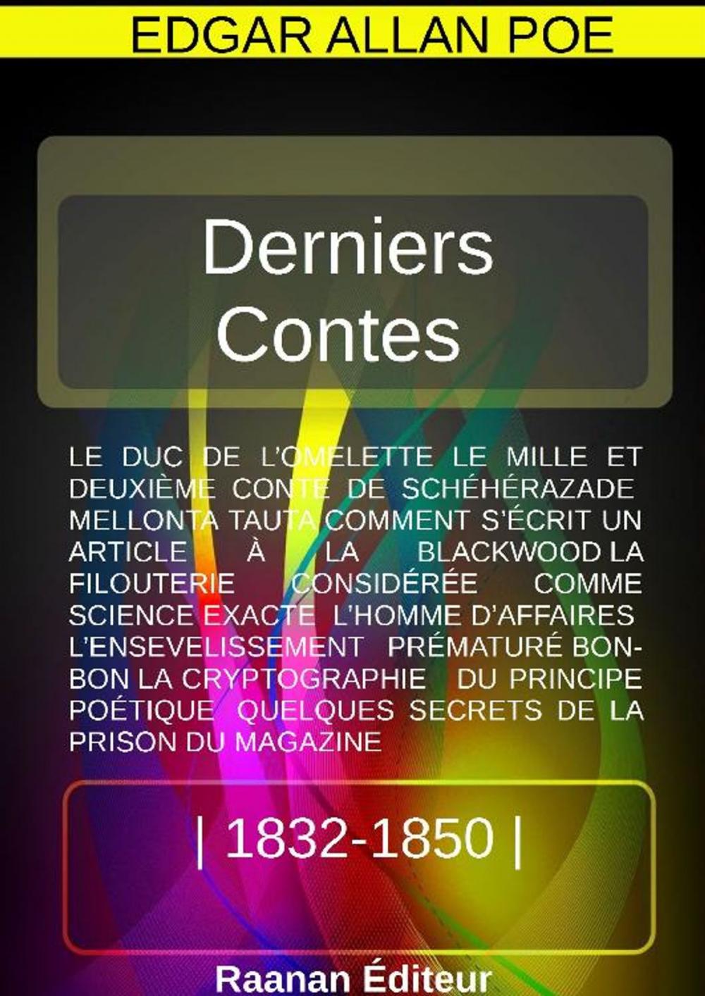 Big bigCover of Derniers Contes