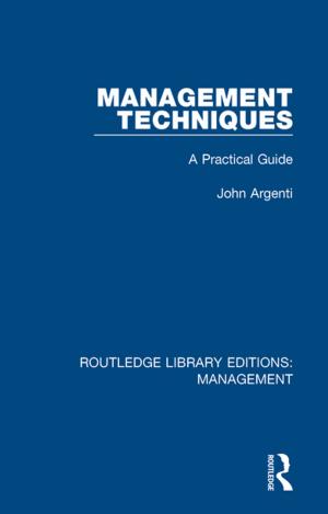 Cover of the book Management Techniques by John P. Entelis