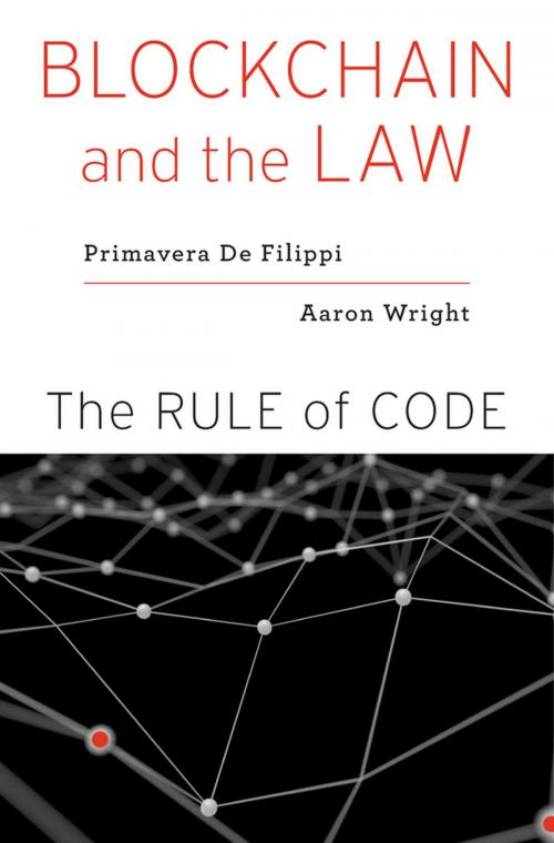 Cover of the book Blockchain and the Law by Primavera De Filippi De Filippi, Harvard University Press