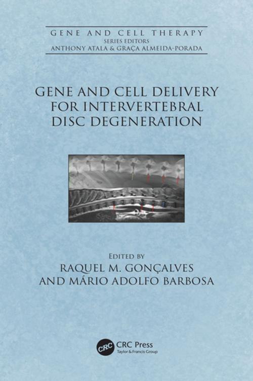 Cover of the book Gene and Cell Delivery for Intervertebral Disc Degeneration by , CRC Press