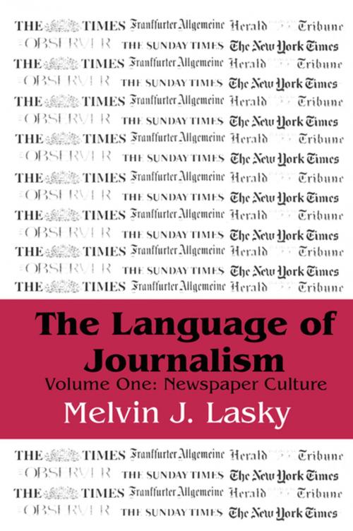 Cover of the book The Language of Journalism by , Taylor and Francis