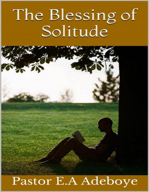 Cover of the book The Blessing of Solitude by Pastor E.A Adeboye, Lulu.com