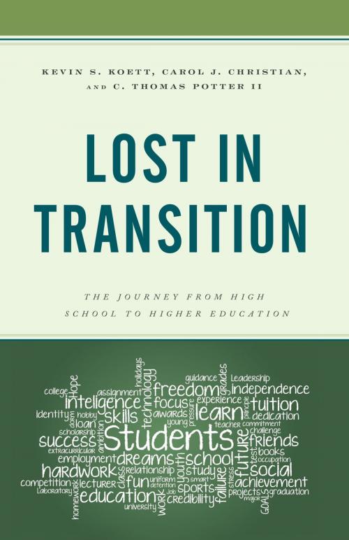 Cover of the book Lost in Transition by Kevin S. Koett, Carol J. Christian Ed.D, C. Thomas Potter II, Rowman & Littlefield Publishers