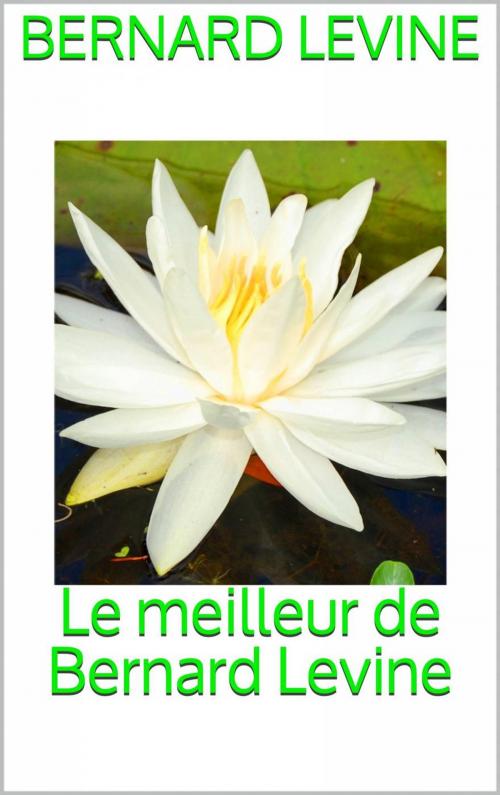 Cover of the book Le meilleur de Bernard Levine by Bernard Levine, Babelcube Inc.