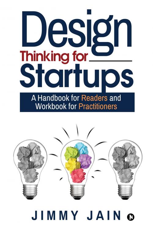 Cover of the book Design Thinking for Startups by Jimmy Jain, Notion Press