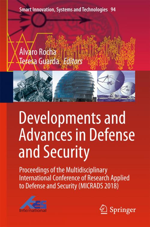 Cover of the book Developments and Advances in Defense and Security by , Springer International Publishing