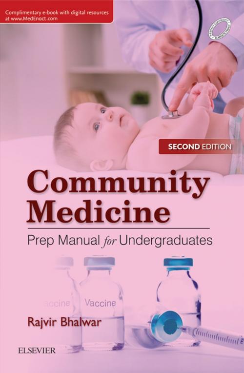 Cover of the book Community Medicine: Prep Manual for Undergraduates, 2nd edition-Ebook by Bhalwar Rajvir, Elsevier Health Sciences